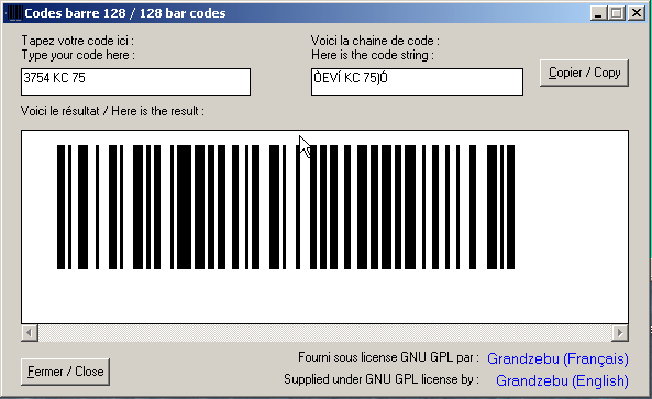 128 b barcode